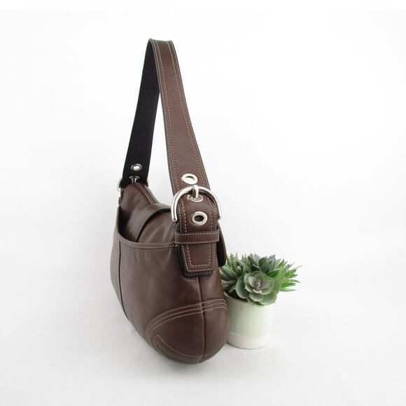 Coach Vintage Y2K Brown Leather Soho Bag - Picture 3 of 10